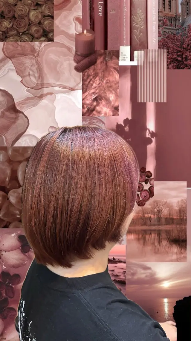カラー ブラウンカラー ピンクカラー お褒めの口コミ多数✨ 美髪カラー/浦本冴絵のヘアスタイル