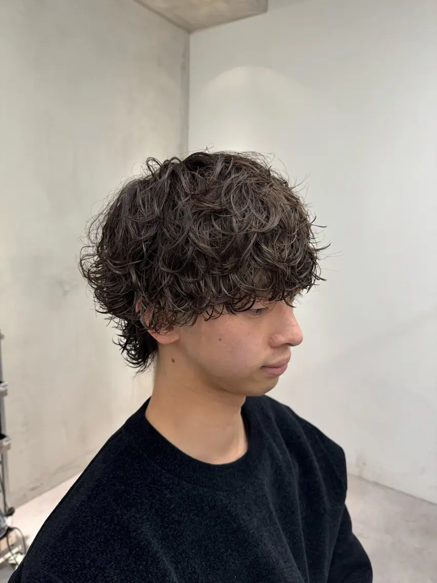 パーマ メンズ メンズパーマ ブリーチ/パーマ特化 片平和寿のヘアスタイル