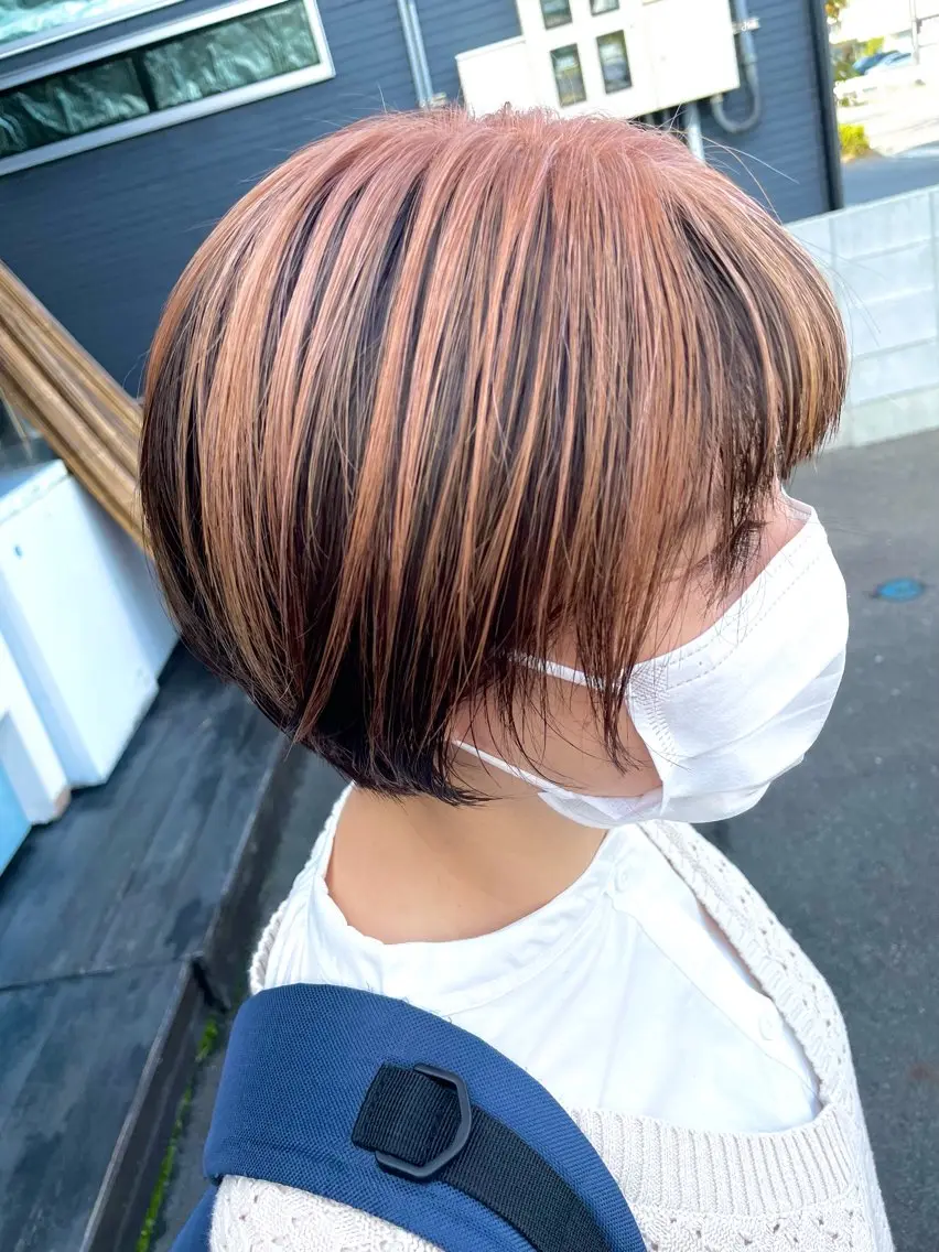 ショート カラー JowA✂︎ 目片夏実のヘアスタイル