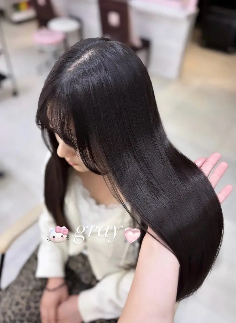カラー 透明感カラー カットカラー/銀座 🎀𝐒𝐀𝐊𝐈のヘアスタイル