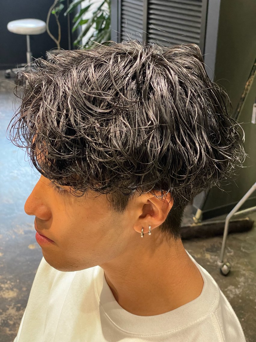 パーマ メンズ メンズパーマ 波巻きパーマ スパイラルパーマ カット パーマ 💈メンズ職人 ルキト💈のヘアスタイル