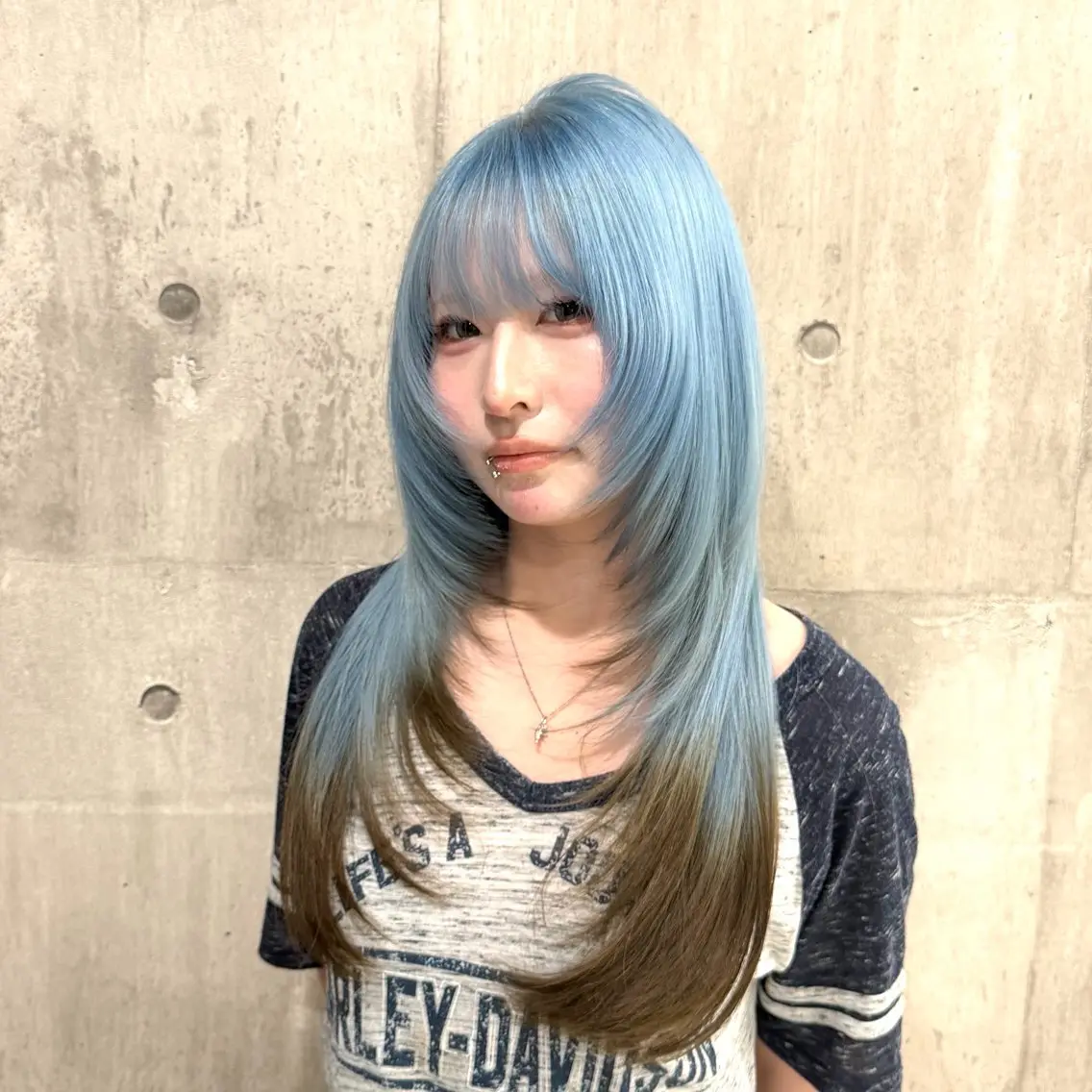 ロング カラー パーマ ヘアアレンジ メンズ キッズ レイヤーの魔術師 𓍼takumi𓍼のヘアスタイル