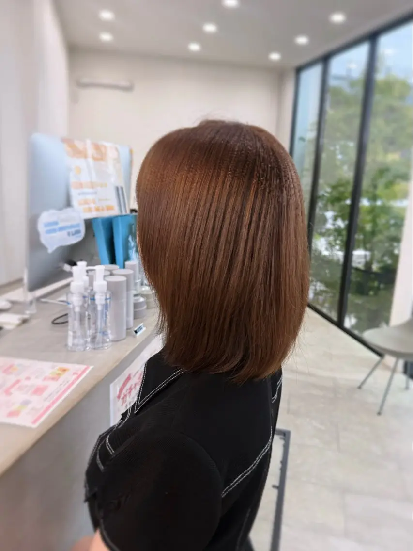カラー ヘアカラー KOS pink／ 濱口 菜緒のヘアスタイル