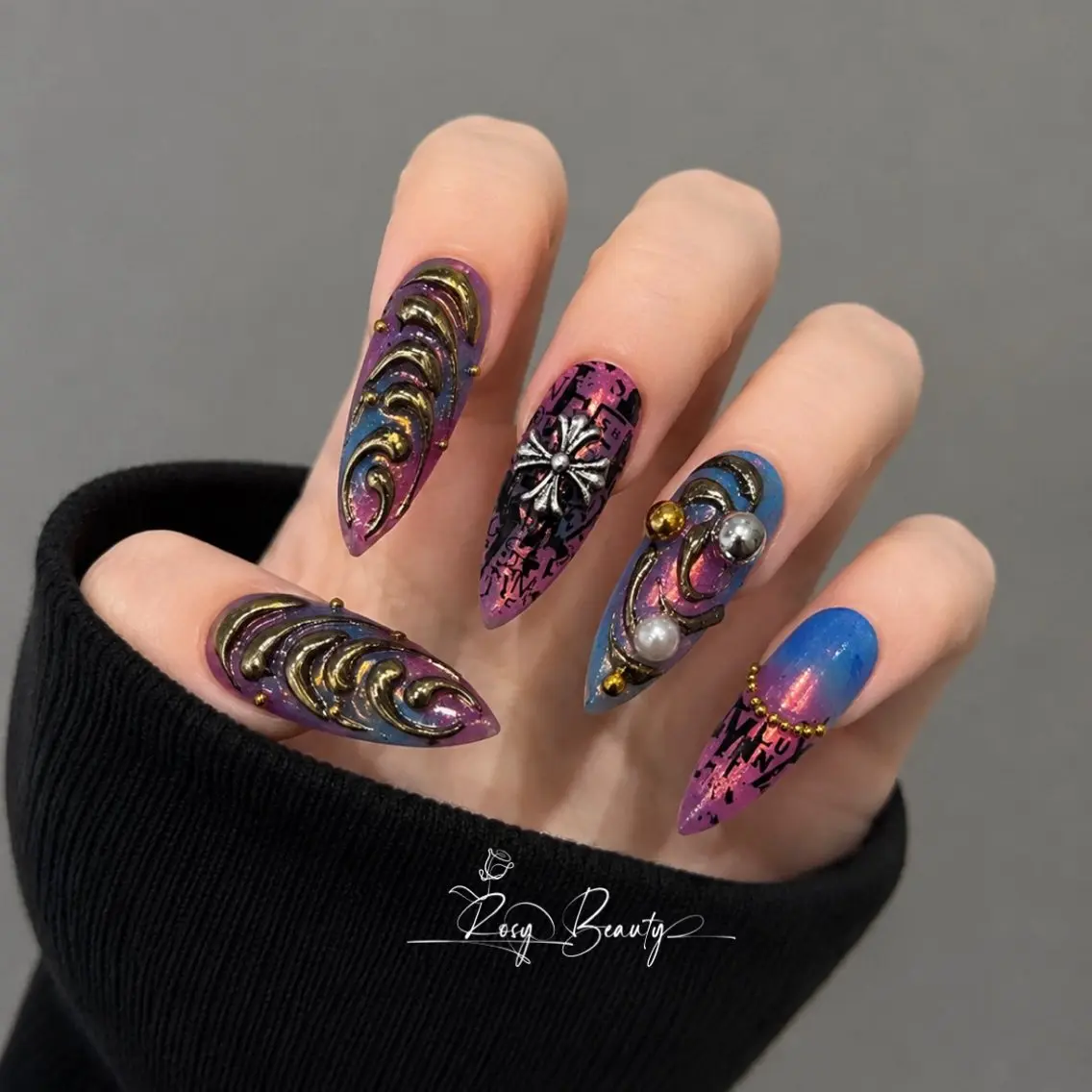 ネイル ハンドネイル RosyBeauty スカルプ専門店のネイルデザイン