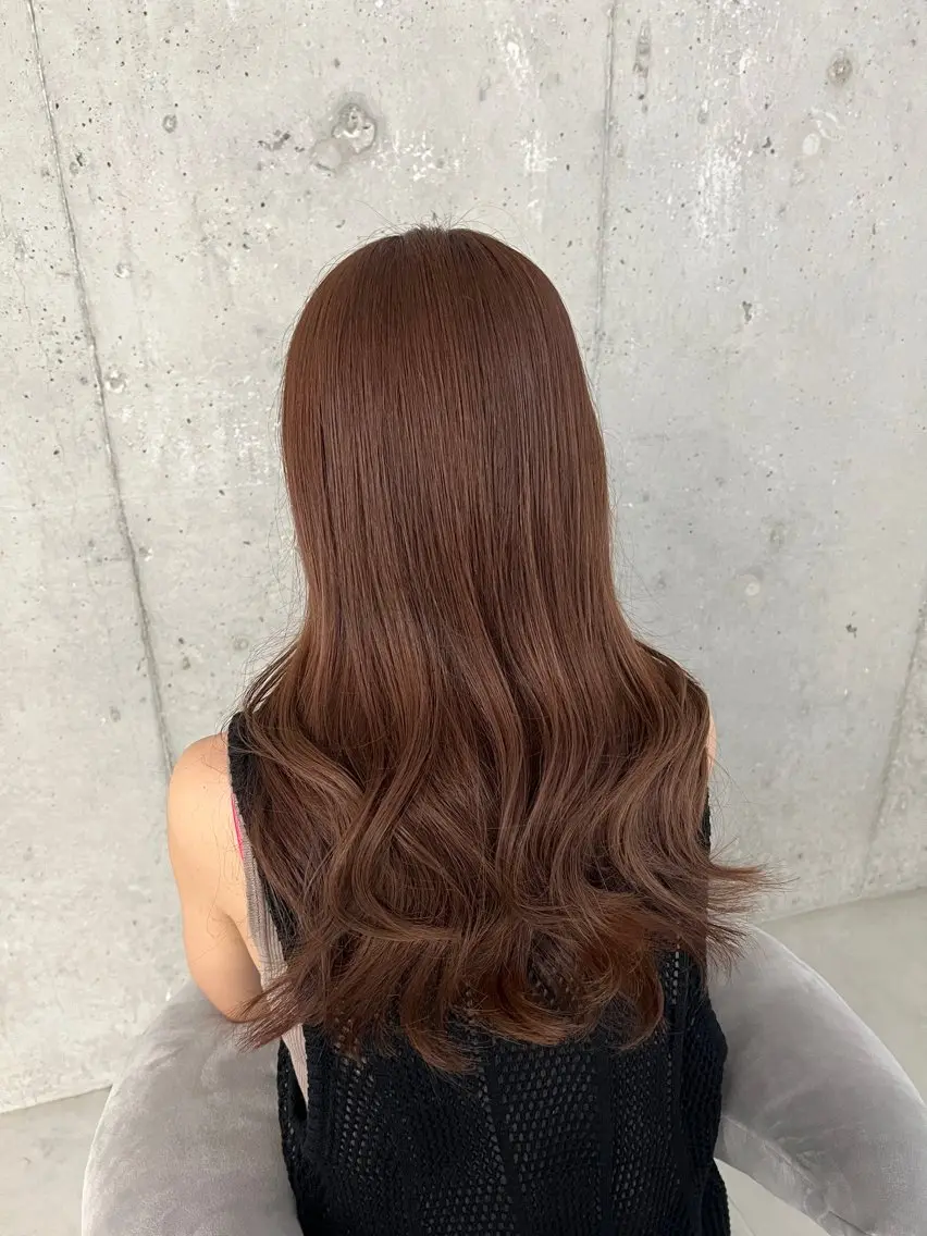 ミディアム カラー ブリーチ ダブルカラー ブリーチなしカラー 頓所 大昂のヘアスタイル