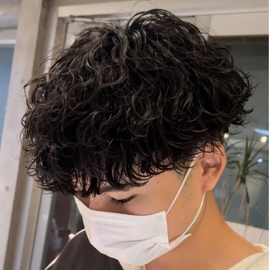 ミディアム パーマ ヘアアレンジ メンズ fifth 石川 凪のヘアスタイル