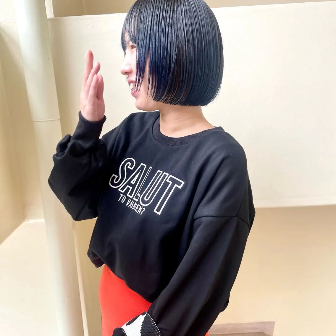 ショート カラー カット ヘアカラー ヒナゴ トヨカズのヘアスタイル