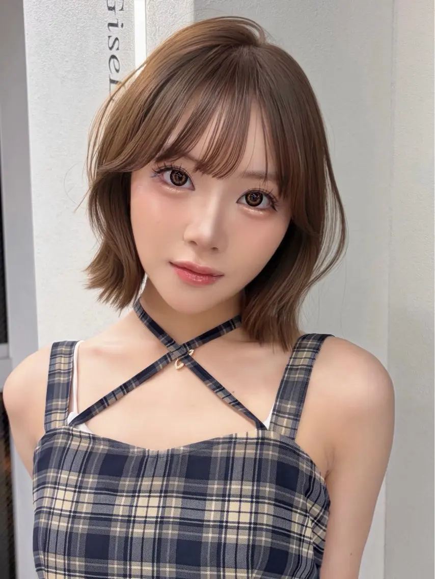 カラー ヘアカラー トリートメント GiseL ハイトー ンSa_ya🎀のヘアスタイル