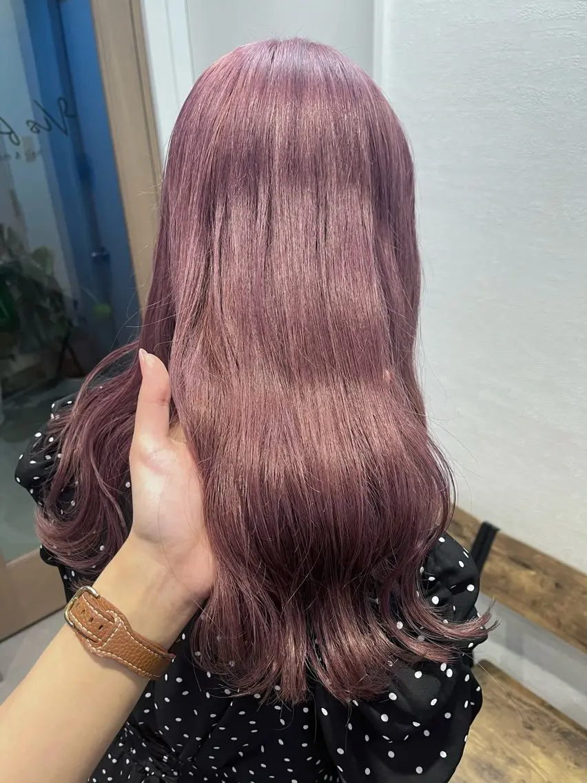 ロング カラー ラベンダーカラー カット ヘアカラー マンツーマン美容師 🫧‪久保友華菜🫧のその他イメージ