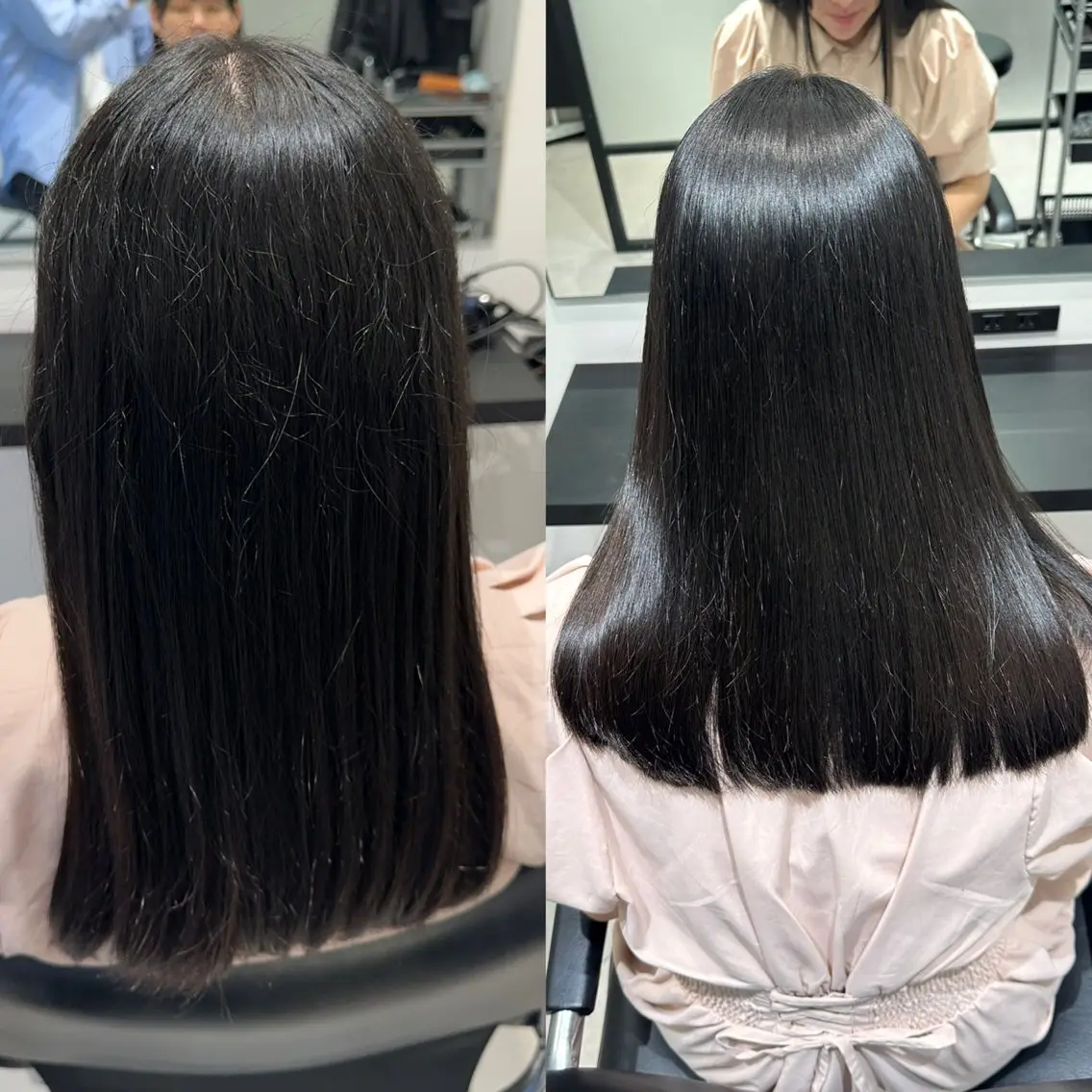 ロング カット 縮毛矯正 トリートメント 縮毛矯正/髪質改善 コヤマのヘアスタイル