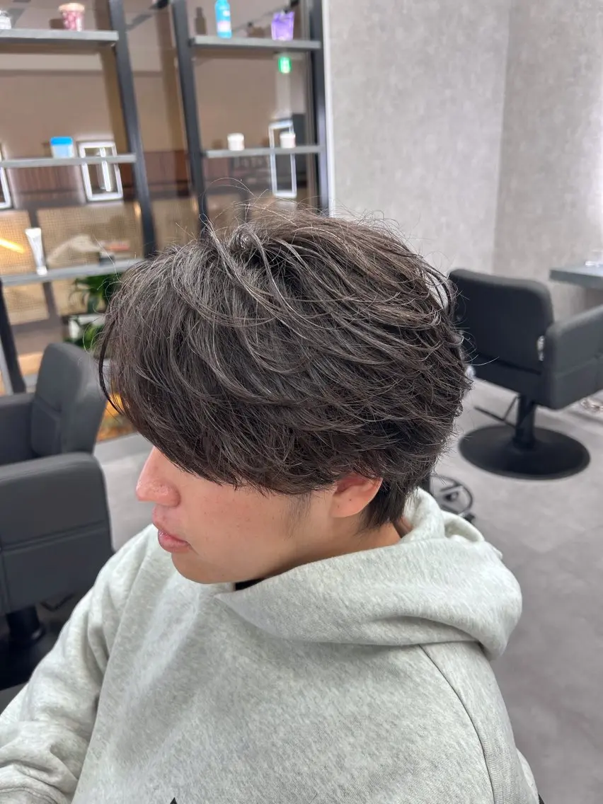 ショート カラー パーマ メンズ ショートヘア STANCE MEN'S公式のヘアスタイル