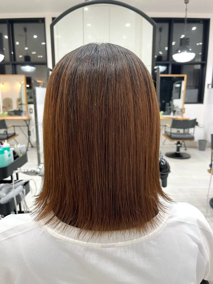 【✨minimo限定✨】メンズカット&酸性ストレート（縮毛矯正）の写真