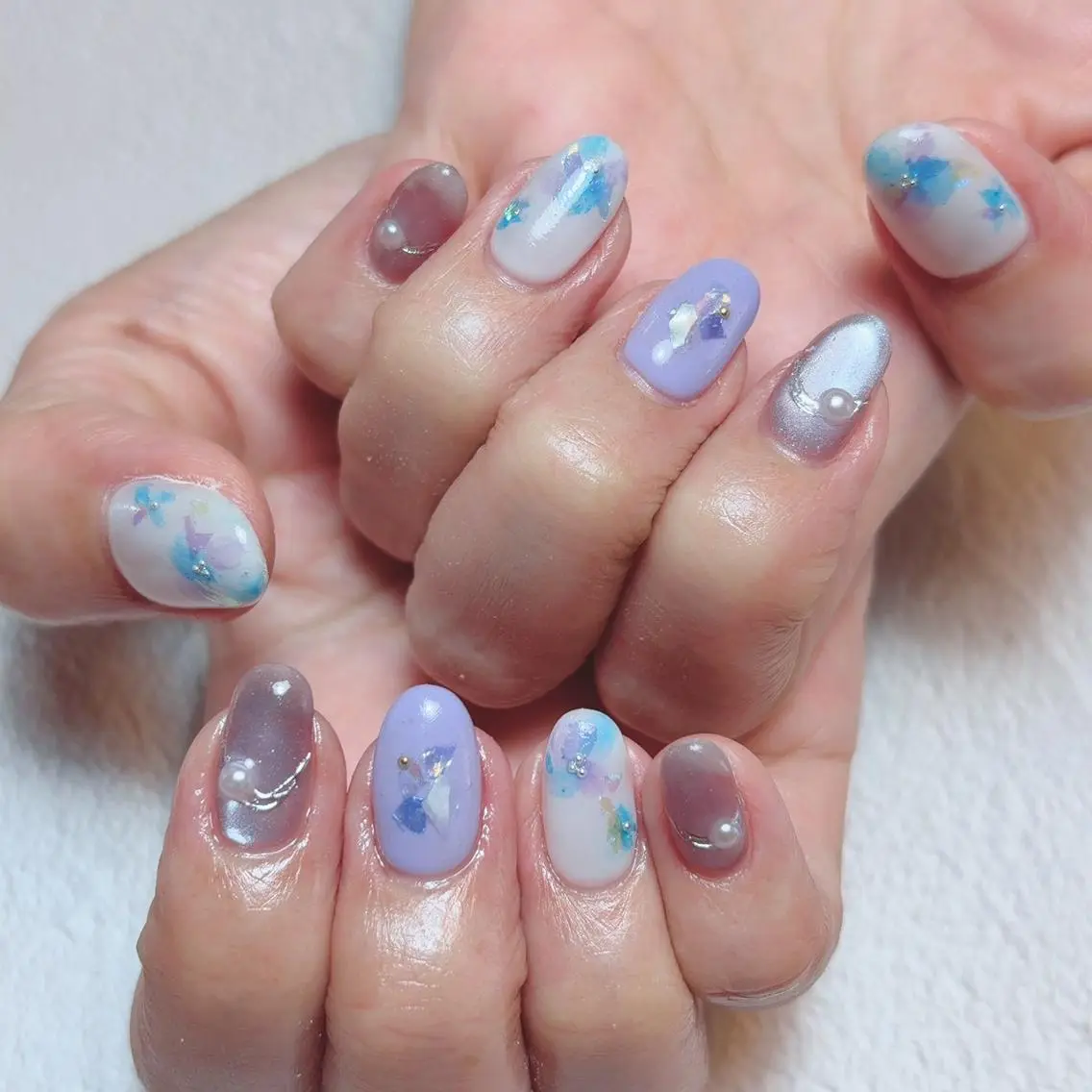 ネイル ハンドネイル 🩵Yun nail Salon 🩵のネイルデザイン