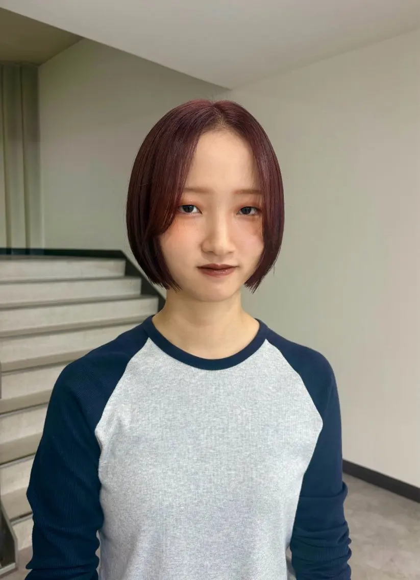 ショート カット ヘアカラー トリートメント 🌷【暖色艶カラー】 shiori🌷のヘアスタイル