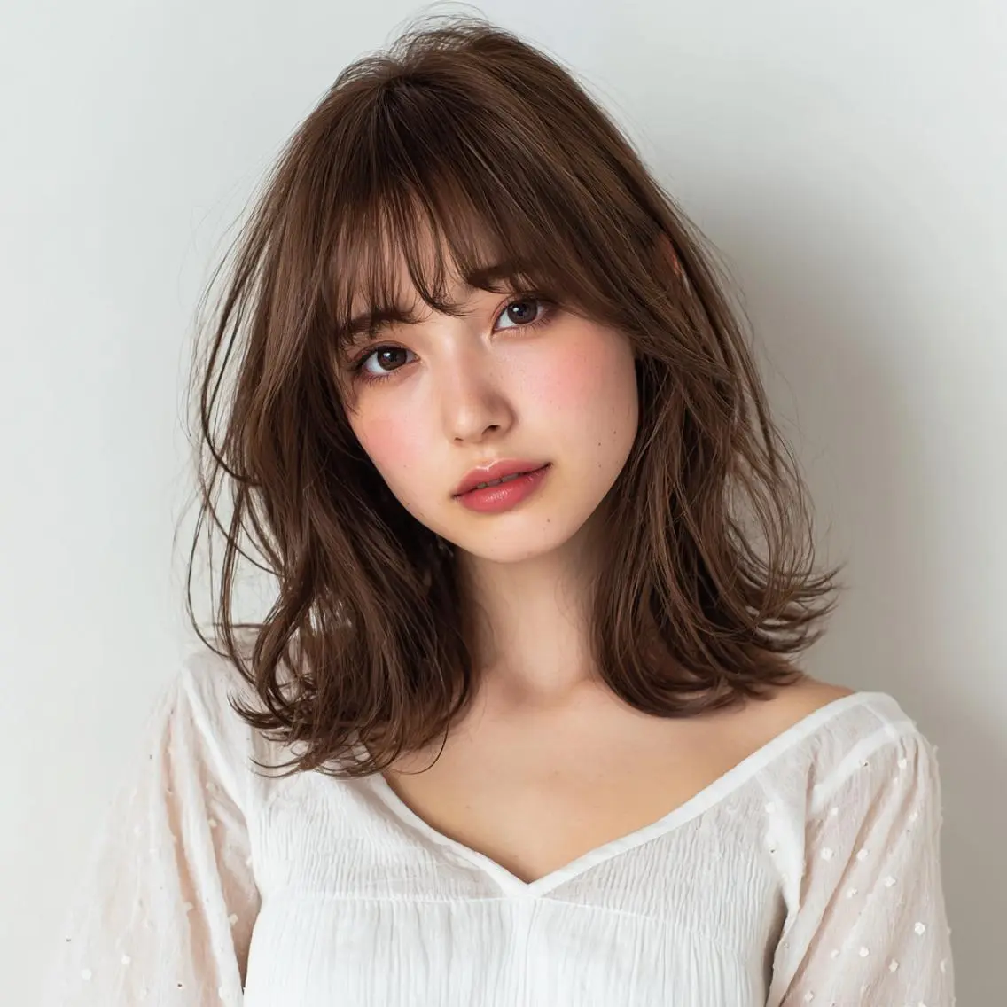 【人気NO1】カット＋カラー＋9５%以上実感HITA髪質改善トリートメント　　¥21400→¥13700の写真