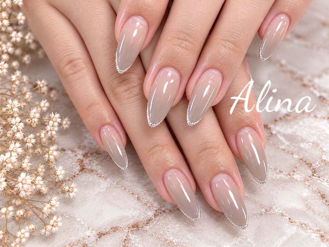 セミロング ハンドネイル 池袋Alina エリナのネイルデザイン