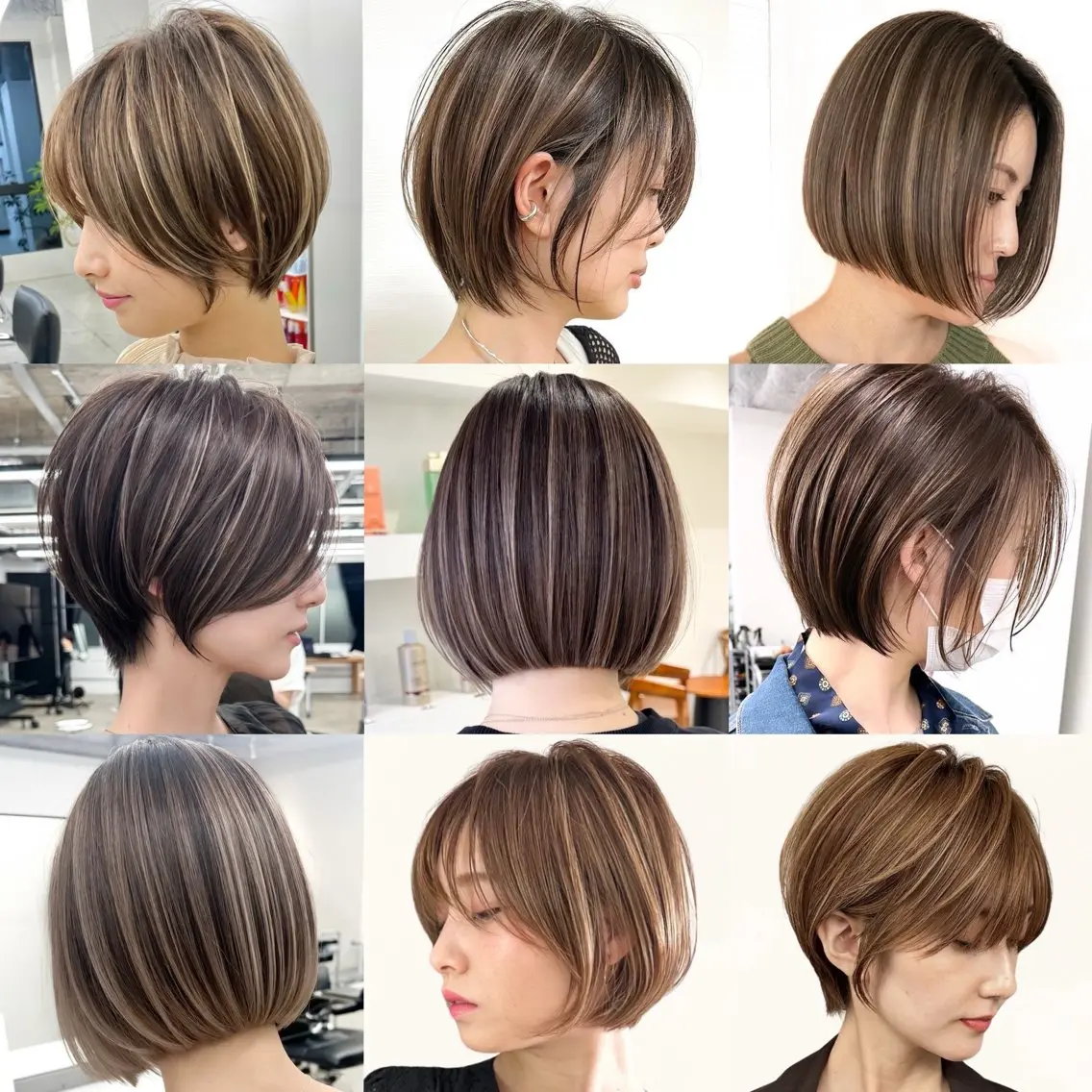 ショート カット ヘアカラー ハイライトNo.1☆ ゆうのヘアスタイル