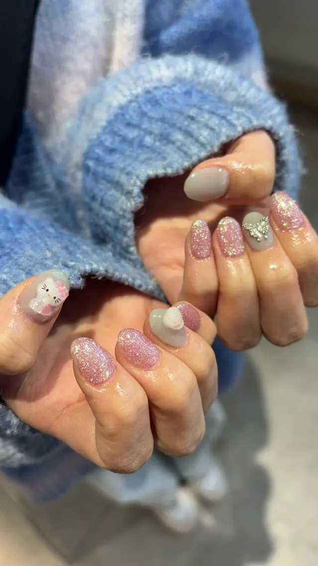 ネイル ハンドネイル ハイトーン/レイヤー nail 百咲💌のヘアスタイル