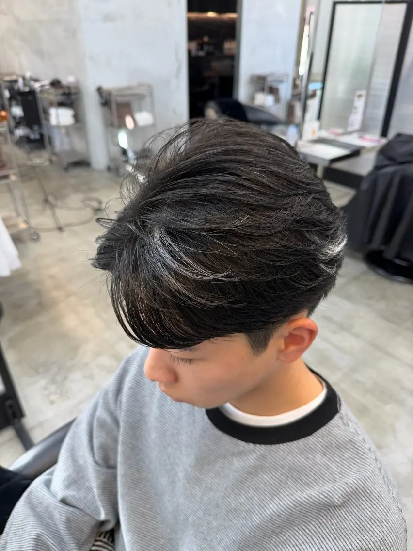 メンズ フェザーパーマ メンズパーマ カット パーマ メンズ指名多数 ✂︎松本明日翔のヘアスタイル