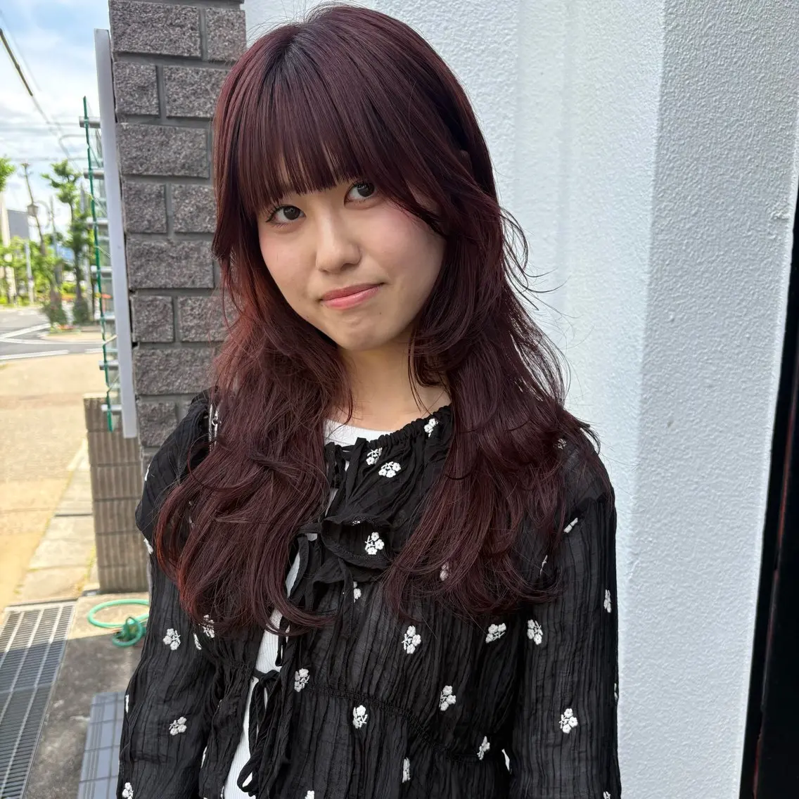 ロング カラー ラベンダーカラー ピンクカラー ピンクラベンダー レイヤーカット カット ヘアカラー トリートメント Yui⭐️ 透明感カラー🫧のヘアスタイル