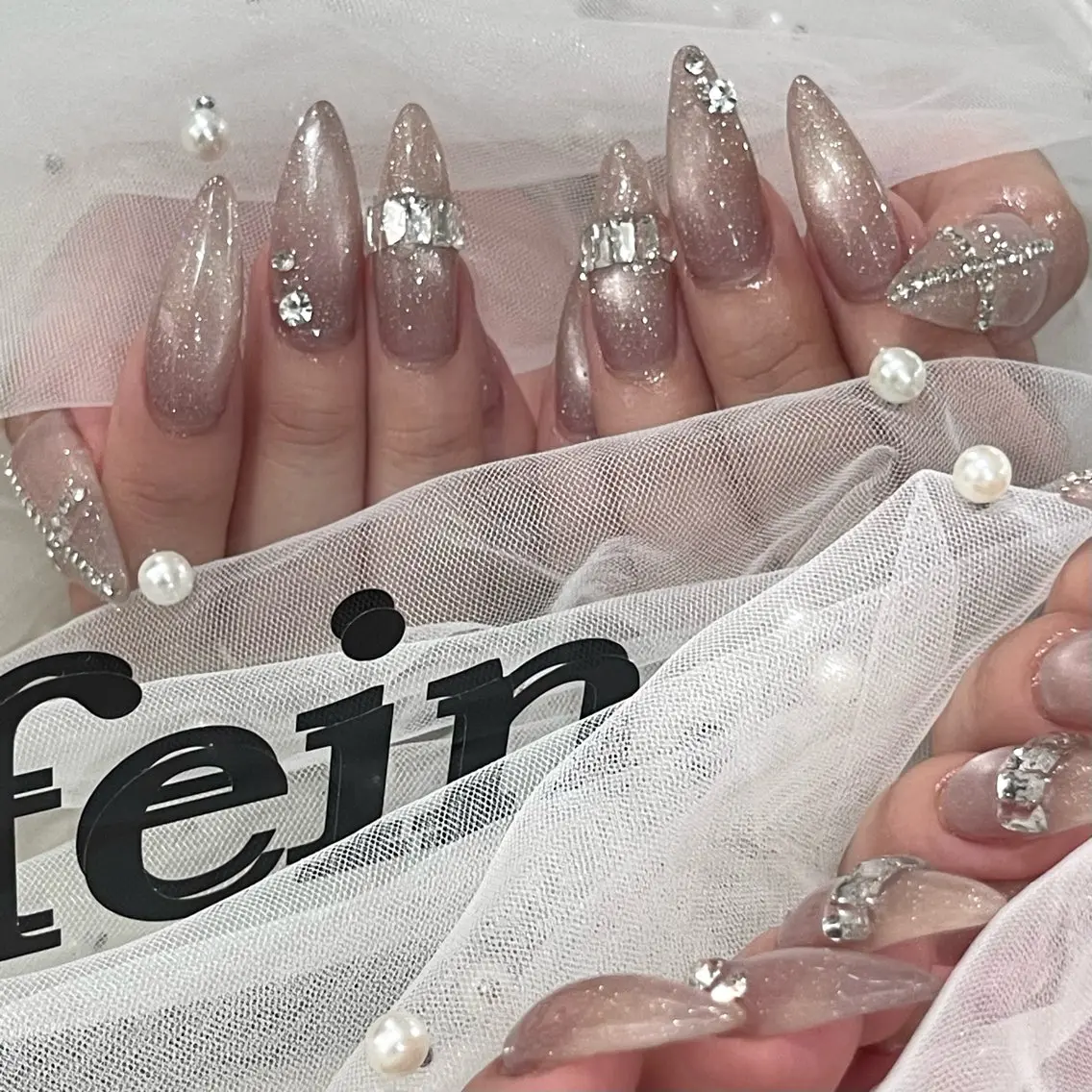 ネイル ハンドネイル 🧁fein. nana🩵のネイルデザイン