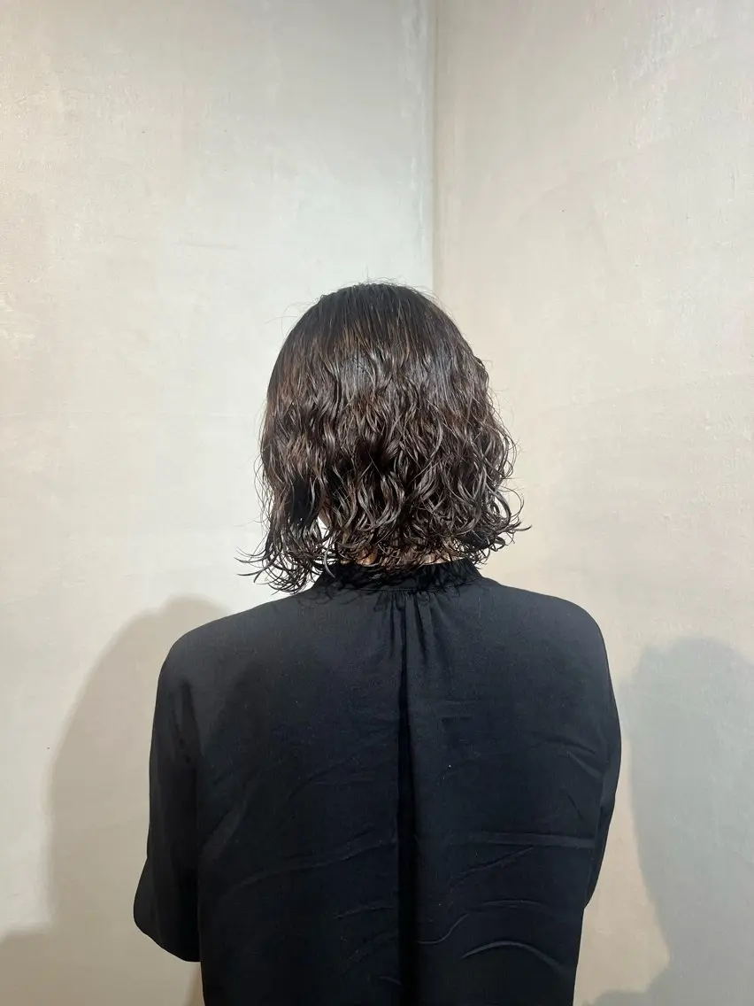 ショート パーマ Uo/透明感カラー /髪質改善のヘアスタイル