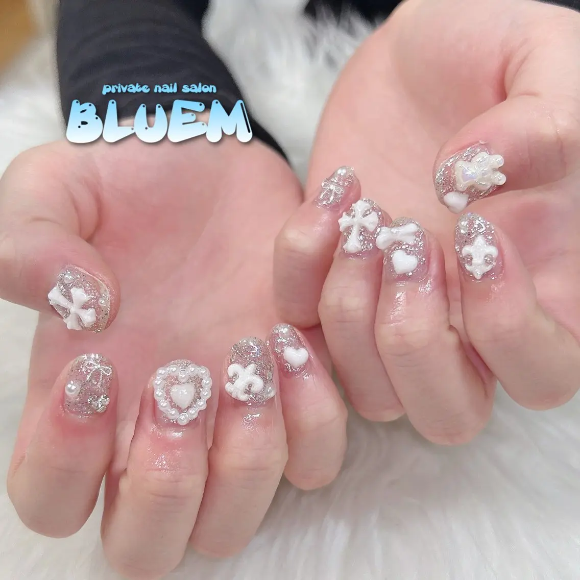 ネイル ハンドネイル BLUEM なな🐶のネイルデザイン