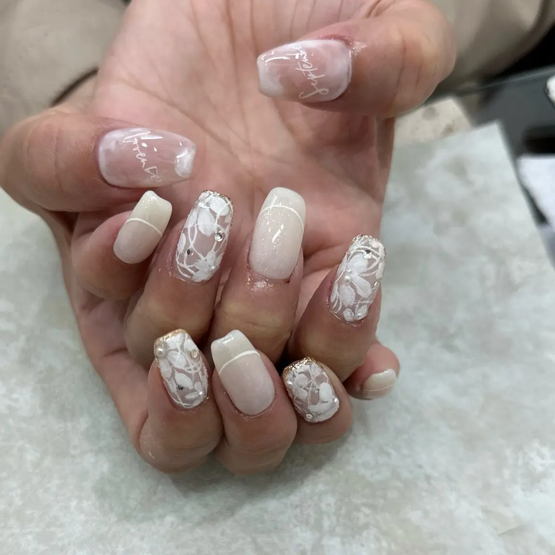 ネイル ハンドネイル nailsalon ∞ ﾐｶﾅﾙ ∞のネイルデザイン