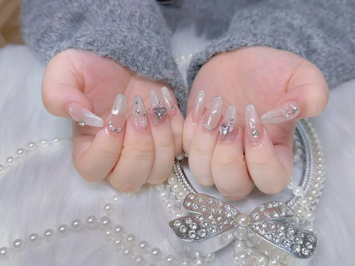 ネイル マグネットネイル 持ち込み ワンホンネイル ハンドネイル GOHOUBI Nail 心斎橋店のネイルデザイン