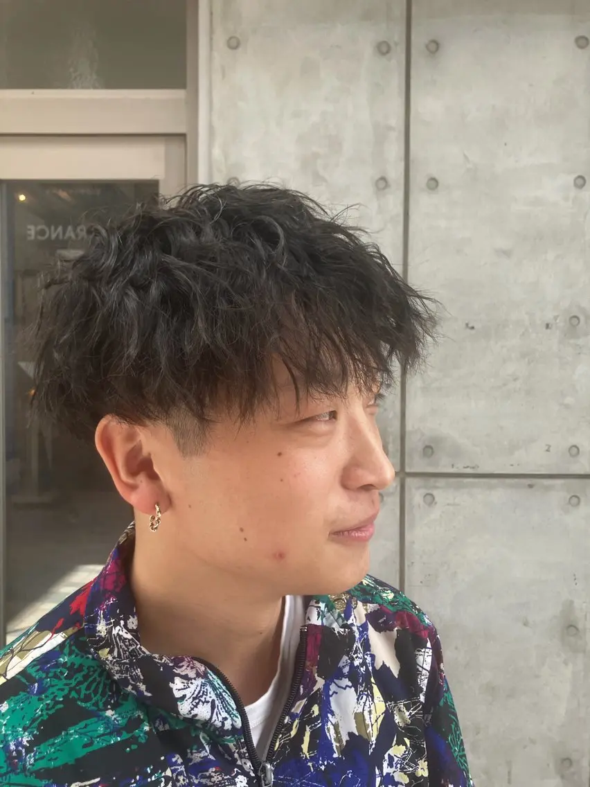ミディアム カット 佐古 達平のヘアスタイル