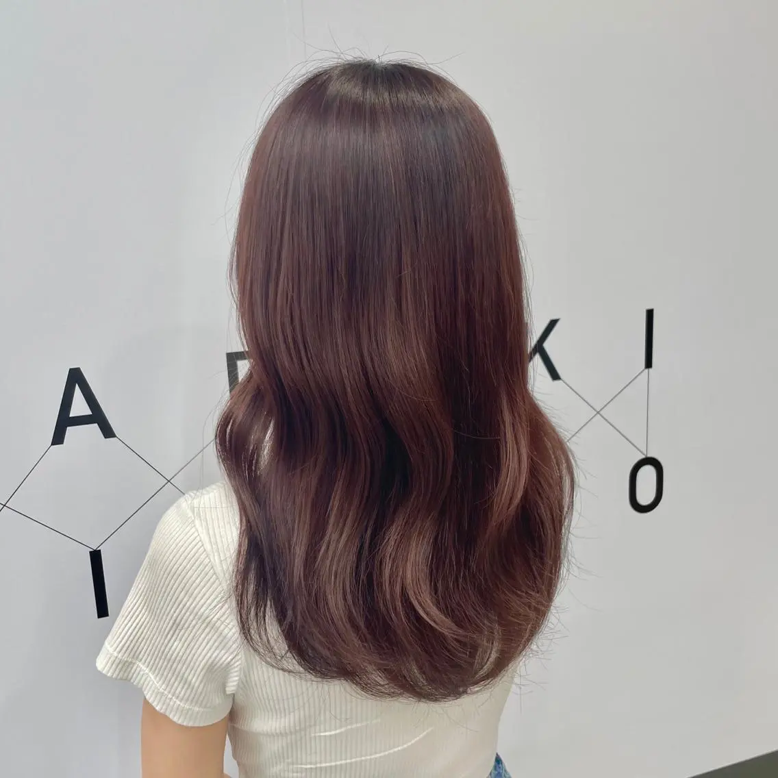 ロング カラー ブラウンカラー ラベンダーカラー ピンクカラー ピンクブラウン 新宿/顔周りカット/ レイヤー/がっきーのヘアスタイル