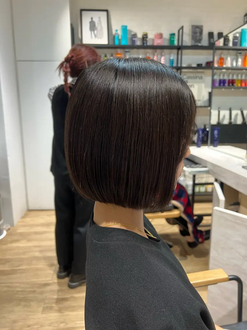 ショート ボブ 鈴木 麻希のヘアスタイル