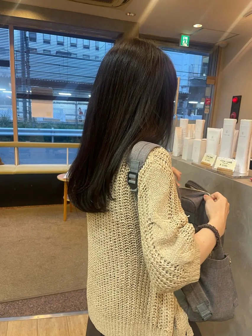 ロング カラー 黒髪 髪質改善/Bloss om🌷高橋沙衣のヘアスタイル
