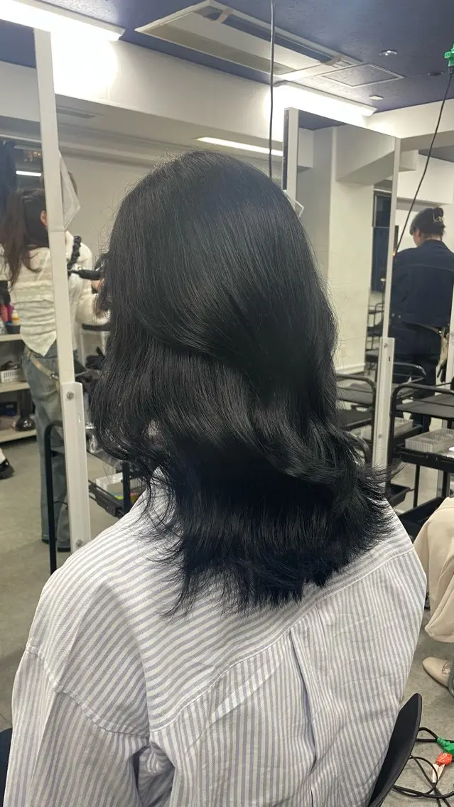 ロング ふわっと抜け感🫧 ブラウンベージュ🤎のヘアスタイル