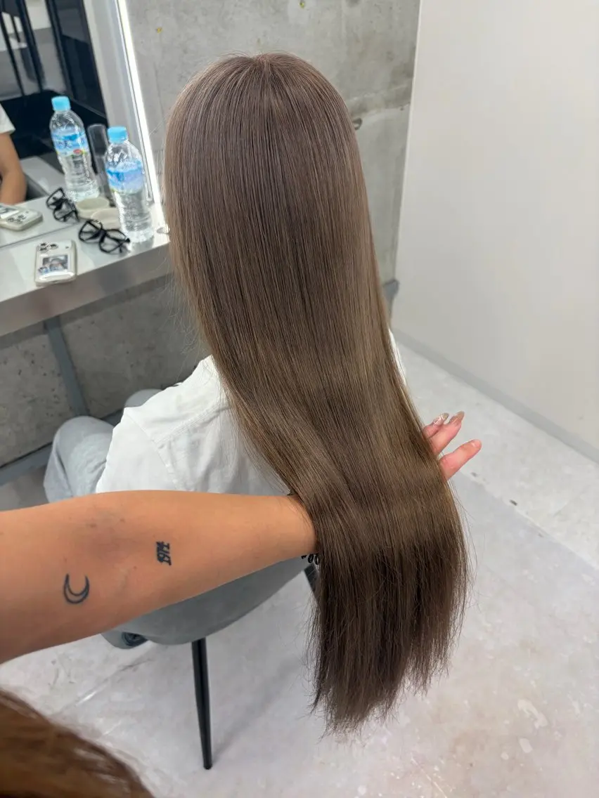 ロング カラー カット ヘアカラー カラー/エクステ 🤍ルナのヘアスタイル