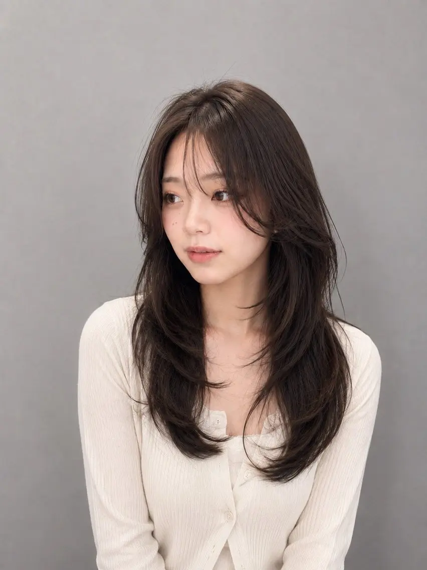 【最高級ケア🌷】カット＋髪質改善カラー＋ダブルトリートメント🫧の写真