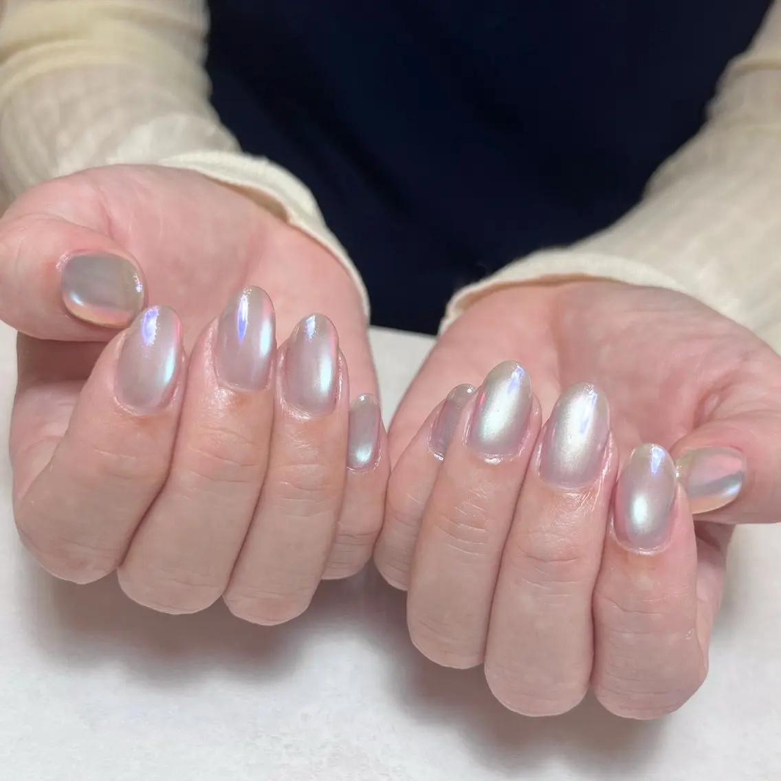 ネイル 氷ネイル・うるうるネイル マグネットネイル Nail Salon BELMUEのネイルデザイン