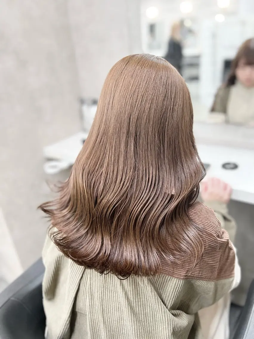 ロング カラー ヘアアレンジ 巻きラク♡レイヤー 🦢こころのヘアスタイル