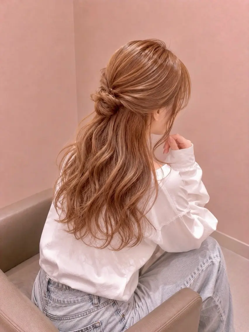 9月NEWOPEN【池袋】🩷明るくするなら🩷ブリーチなしダブルカラー＋カラー＋トリートメント12100→¥10180の写真