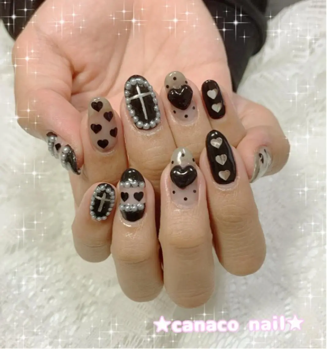 ネイル ハンドネイル ハンドケア ベテランネイル cnc  nailのネイルデザイン