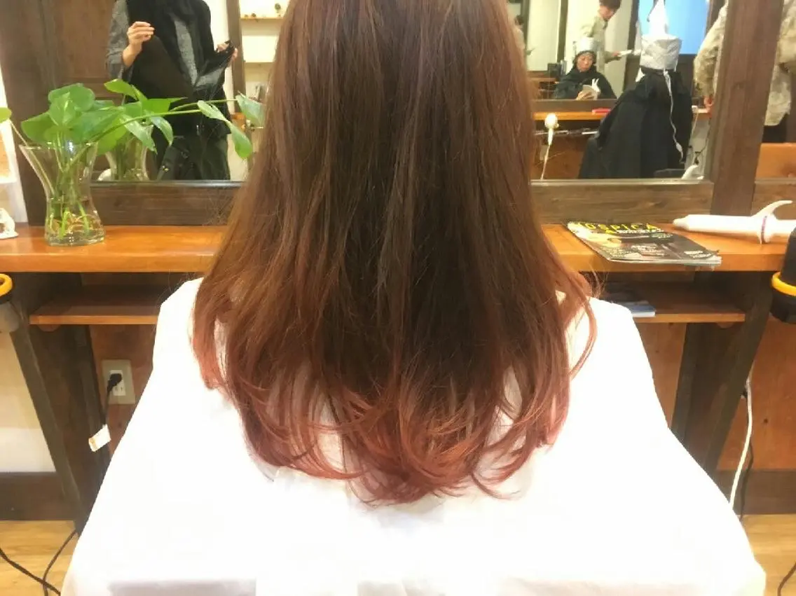 カラー ロング インナーカラー 【名古屋】モデル募集 arisaのヘアスタイル