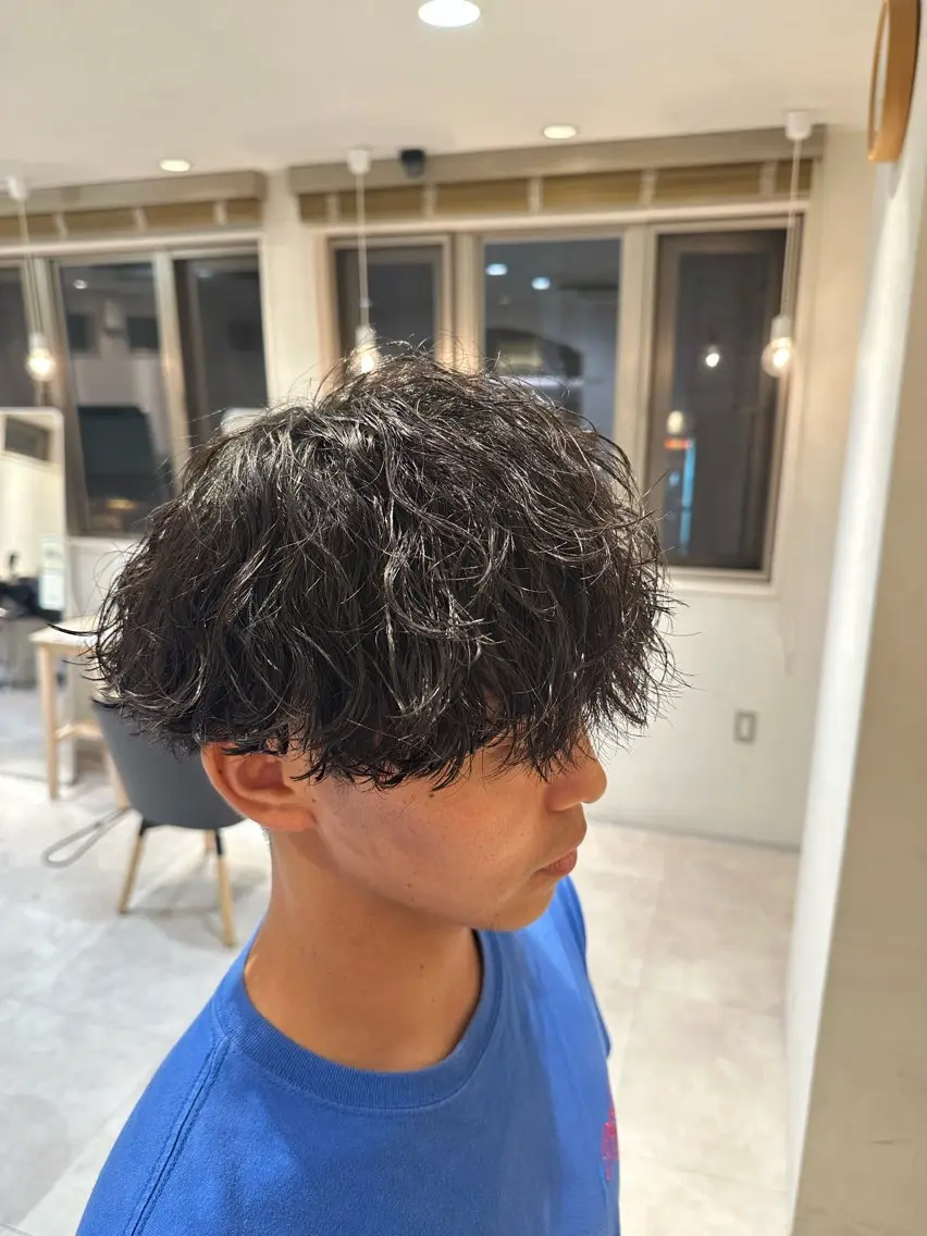 パーマ メンズ メンズパーマ 波巻きパーマ カット パーマ トリートメント 【パーマの達人】 💎メンズ特化🔥徹のヘアスタイル