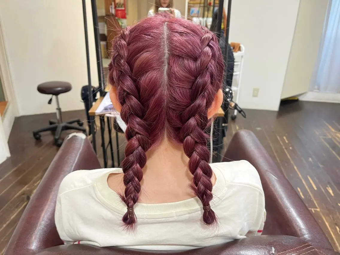 ロング カラー ブラウンカラー パ ルのヘアスタイル