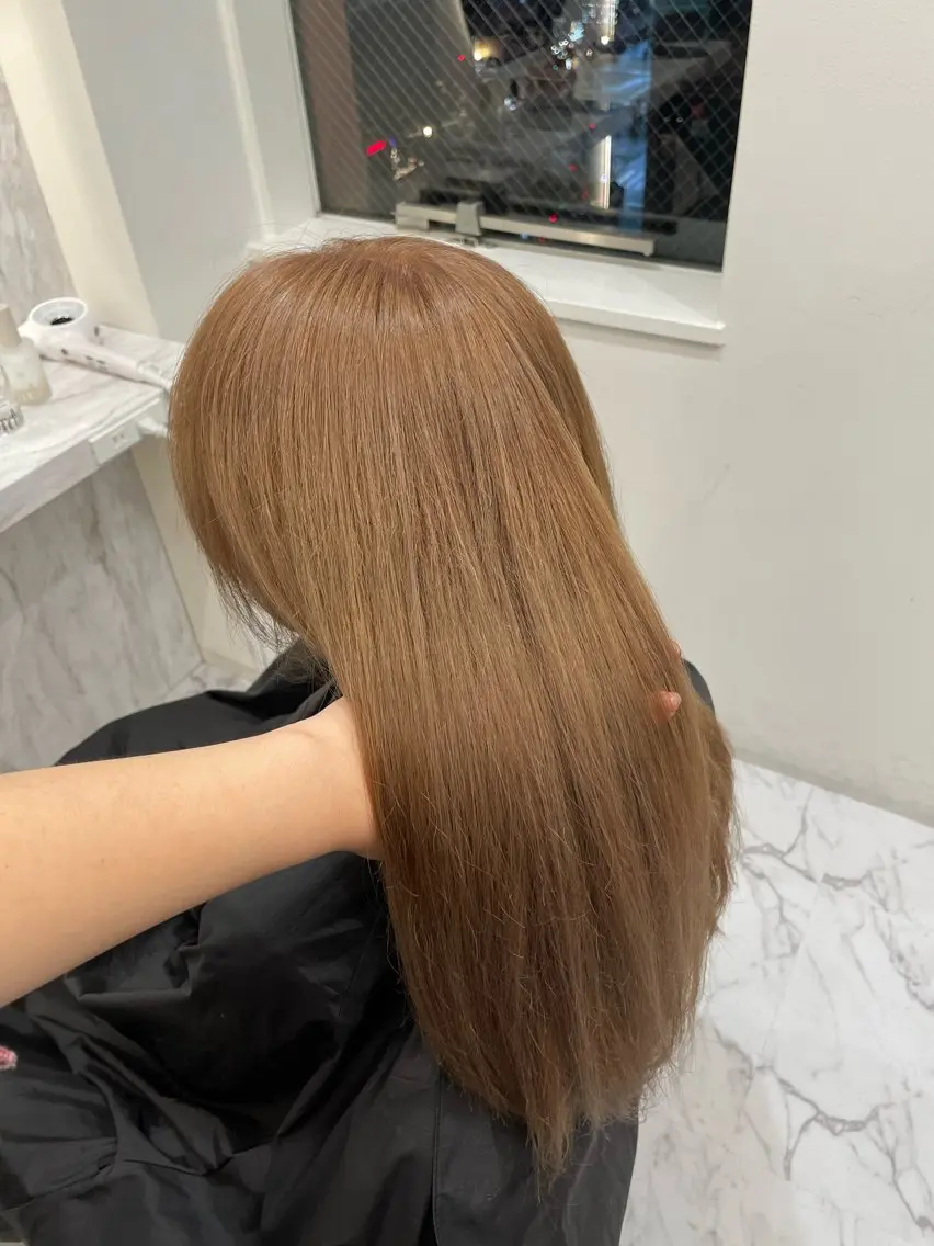 セミロング カラー TheEct Q'n ໒꒱· ﾟななこのヘアスタイル