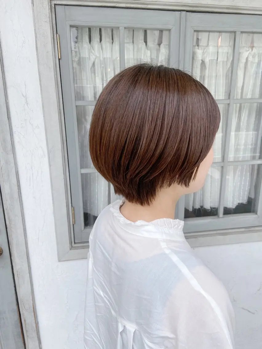 ショート カラー ショートボブ ボブ ショートヘア アメリラブヘアー 土屋 洋平のヘアスタイル