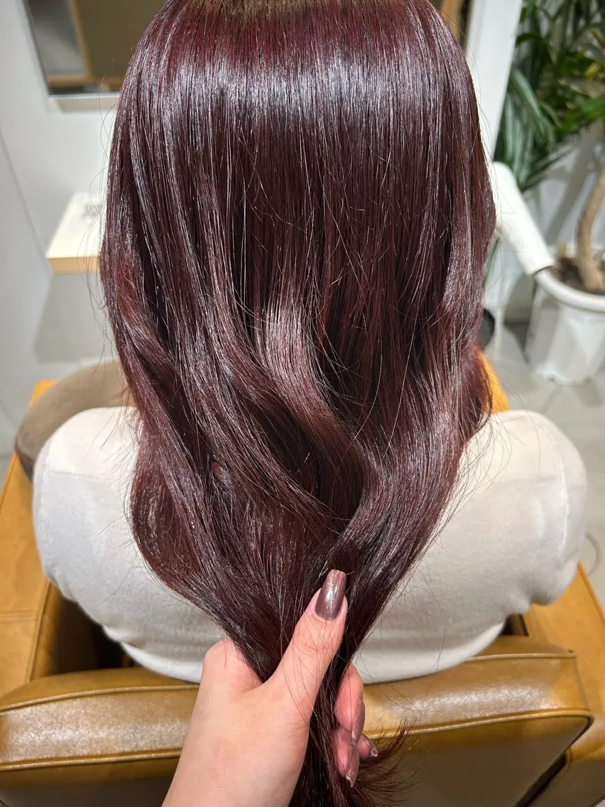 セミロング 艶髪/韓国風🤍🖤 小林実央のヘアスタイル