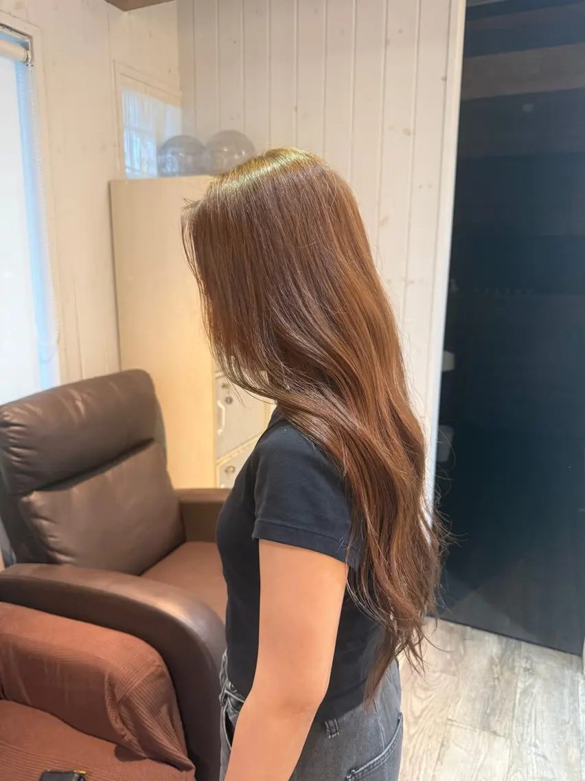 カラー ヘアカラー malibu あいかのヘアスタイル