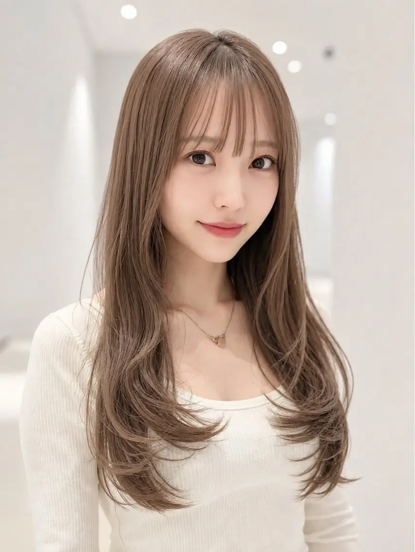 ロング カラー ヘアカラー 佐藤優晟/カラー/ 癖毛ショート/表参道のヘアスタイル