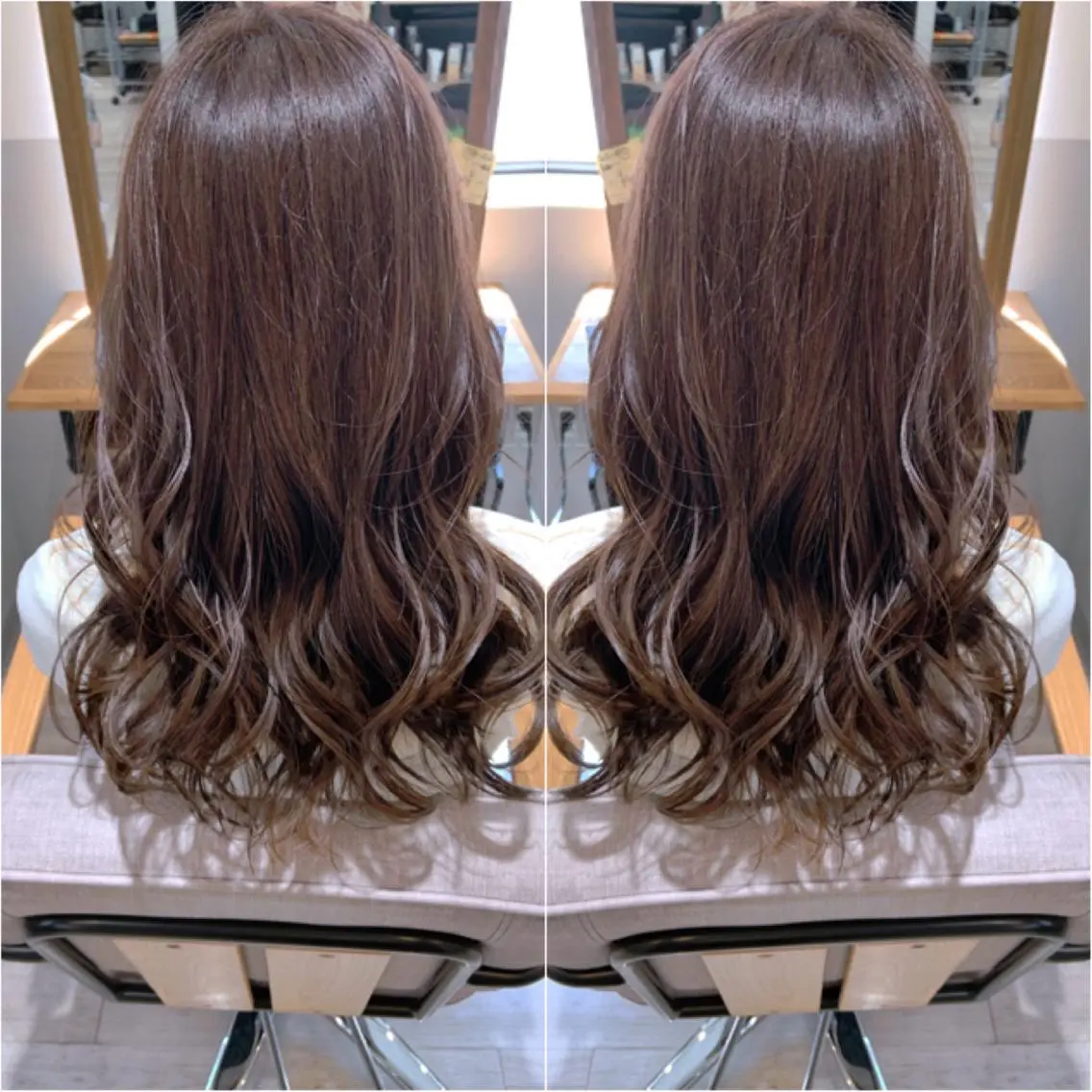 ロング カラー ヘアアレンジ ブラウンカラー イルミナカラー ラベンダーカラー ラベンダーピンク ピンクカラー カット ヘアカラー トリートメント 韓国hair🦋 Nanaのヘアスタイル