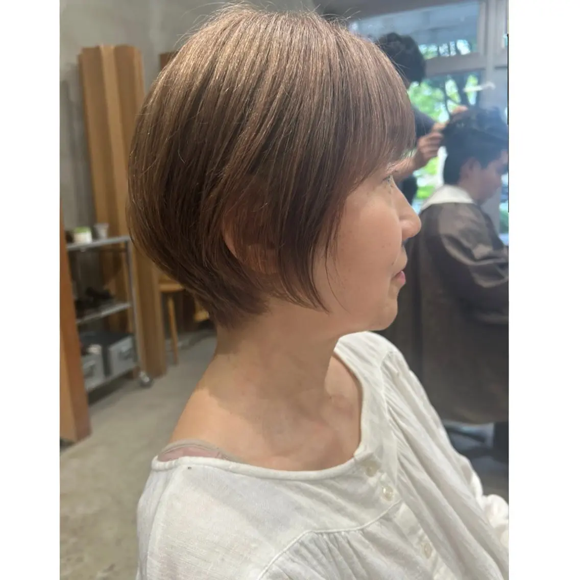 ショート カエデ🐬 カットカラーモデルのヘアスタイル